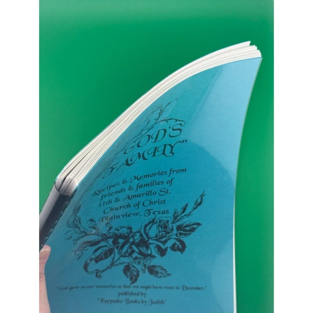 God's Family Church of Christ Plainview TX Cookbook Recipes & Memories